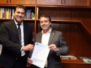 Gilso Paz participa de reunião com o ministro do Trabalho e Emprego Ronaldo Nogueira