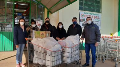 Secretaria de Assistência Social recebe alimentos arrecadados pela Cotrijal