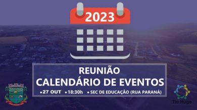 Reunião para definir datas do calendário de eventos 2023 acontecerá na próxima quinta-feira dia 27 de outubro