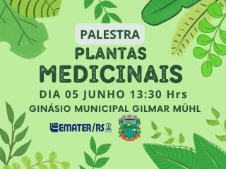 Convite para a comunidade: Plantas medicinais será tema de palestra